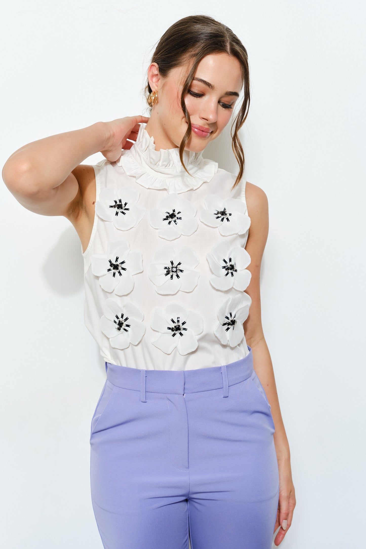 Coraline 3D Floral Top