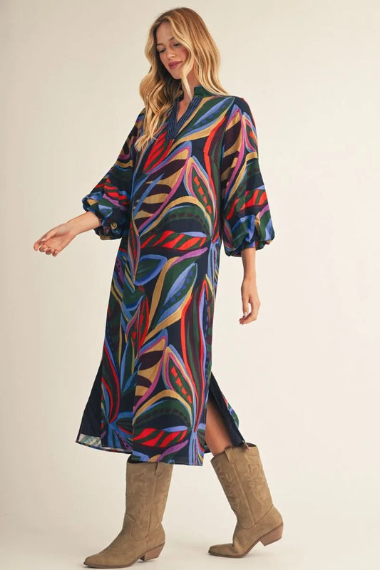 Indigo Glow Dress