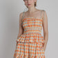 Calypso Plaid Top