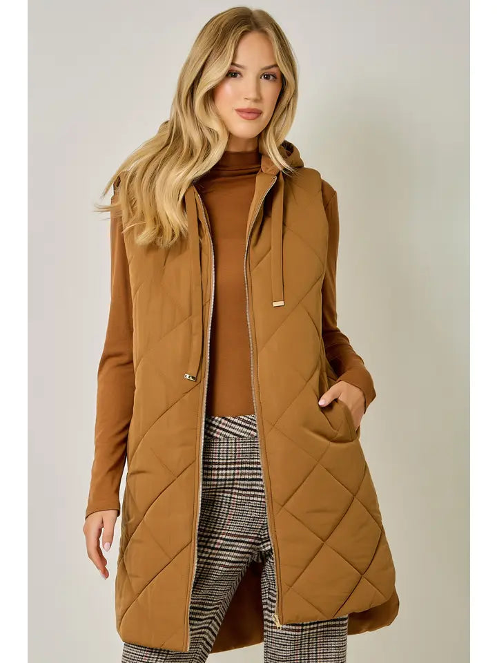 Toasted Marshmellow Quilted Vest