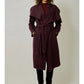 Wine Festival Shawl Collar Coat