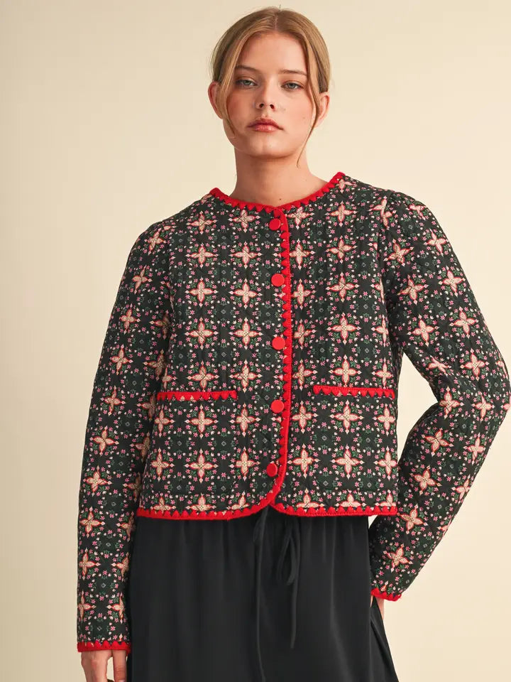 Joyful Day Quilted Jacket