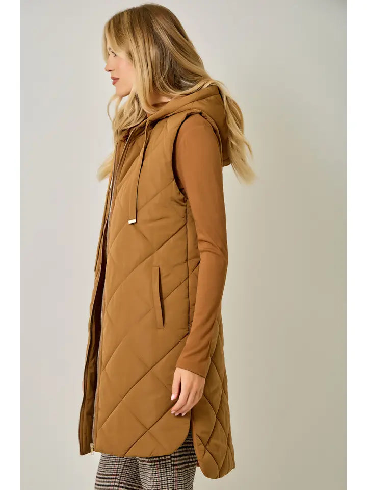 Toasted Marshmellow Quilted Vest