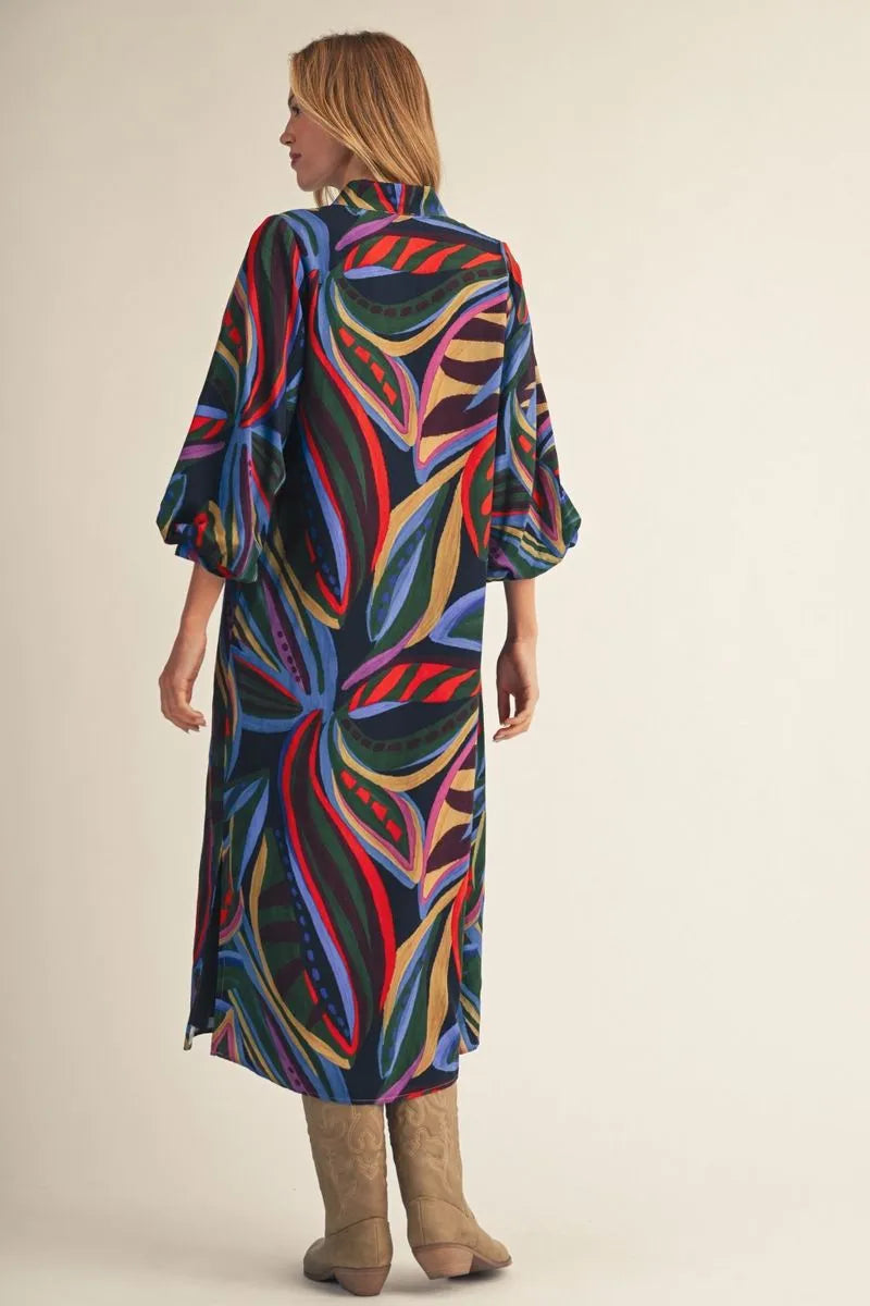 Indigo Glow Dress