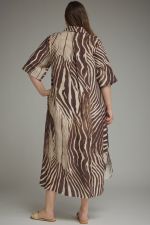 Zebra Stripes Dress-Plus