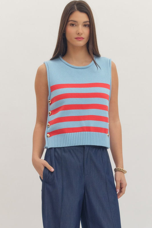 Bombpop Stripe Top